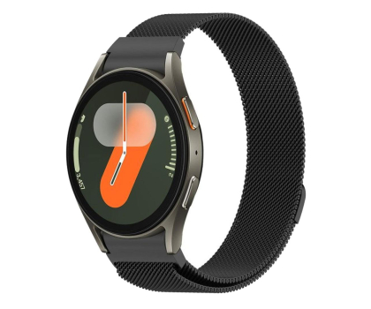 Pasek do smartwatchy Tech-Protect Milaneseband do Galaxy Watch 4 / 5 / 5 Pro / 6 / 7 / FE Blac